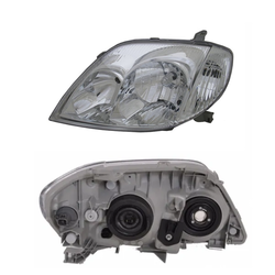 DEPO přední světlo levé TOYOTA COROLLA SDN/KOMBI (E12), 01.02-03.07 OE 811701E600, 811701E730, 811701E370