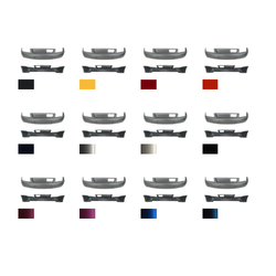 Přední nárazník v barvě AUDI A3 (8L), 01.00-04.03 OE 8L0807111ANGRU - vyšší kvalita