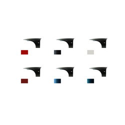 Blatník přední v barvě levý BMW 3 (E90/E91), 08.08-06.12, BMW 3 (E90/E91), 11.04-08.08 OE 41357135679, 41357133228