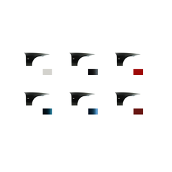 Blatník přední v barvě pravý BMW 3 (E90/E91), 11.04-08.08, BMW 3 (E90/E91), 08.08-06.12 OE 41357135680, 41357133227