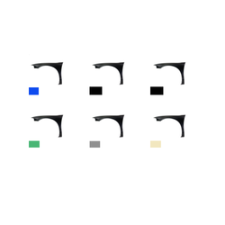 Blatník přední v barvě levý CHRYSLER STRATUS (JA), 12.95-04.01, DODGE STRATUS (JA), 12.95-04.01 OE 4778241