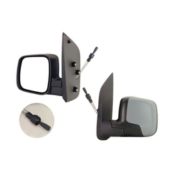 Zrcátko vnější levé CITROËN NEMO (AA), 10.07-, PEUGEOT BIPPER, 10.07-, FIAT FIORINO/QUBO, 10.07- OE 735462099, 8153VG, 735460570
