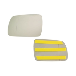 Sklo zrcátka levé CHRYSLER VOYAGER (ES), 01.91-12.95, DODGE CARAVAN, 01.88-12.95