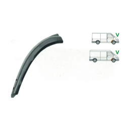 Lem předního podběhu pravý FORD TRANSIT (VE64), 01.91-09.94