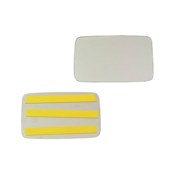 Sklo zrcátka pravé VOLKSWAGEN POLO (86C 2F), 91-9.94, VOLKSWAGEN POLO (86C), (COUPE/KOMBI)  8.81-90