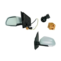 Zrcátko vnější levé VOLKSWAGEN POLO (9N3), 04.05-08.09 OE 1Z0949101C, 1Z0857537, 6Q0857521E, 6Q1857507N9B9, 6Q1857507AH9B9, 6Q1 857 507N