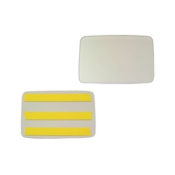Sklo zrcátka pravé VOLKSWAGEN GOLF II (19E/1G), 83-92, VOLKSWAGEN JETTA (16E/19E /1G2), 02.84-12.91