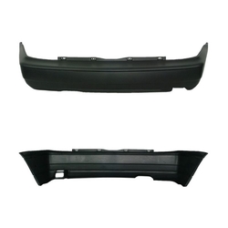 Nárazník zadní  VOLKSWAGEN GOLF III (1H) (HB + KOMBI+CABRIO), 08.91-04.99 OE 1H6807217H GRU, 1H6807417HGRU