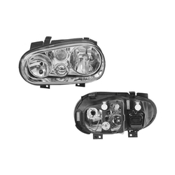 Světlomet levý VOLKSWAGEN GOLF IV CABRIOLET (1EXO),  04.98-10.03, VOLKSWAGEN GOLF IV (1J) (HB + KOMBI), 08.97-09.03 OE 1J1941017F, 1J1941017B, 1J19410