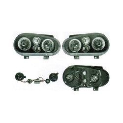 Světlomet levý+pravý VOLKSWAGEN GOLF IV CABRIOLET (1EXO),  04.98-10.03, VOLKSWAGEN GOLF IV (1J) (HB + KOMBI), 08.97-09.03