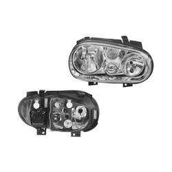 Světlomet pravý VOLKSWAGEN GOLF IV CABRIOLET (1EXO),  04.98-10.03, VOLKSWAGEN GOLF IV (1J) (HB + KOMBI), 08.97-09.03 OE 1J1941018B, 1J1941017B, 1J1941