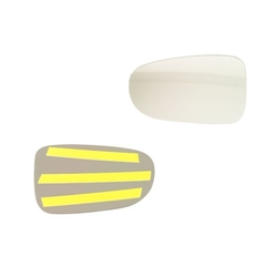 Sklo zrcátka levé SEAT ALHAMBRA (7V8/7V9), 04.96-01.01, VOLKSWAGEN SHARAN (7M), 05.95-04.00, FORD GALAXY (WGR), 05.95-03.00, FORD GALAXY (WGR), 04.00-