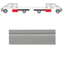 Opravný plech zadních dveří levý=pravý VOLKSWAGEN TRANSPORTER /MULTIVAN (T5), 04.03-10.09, VOLKSWAGEN TRANSPORTER /MULTIVAN (T5), 10.09-.15