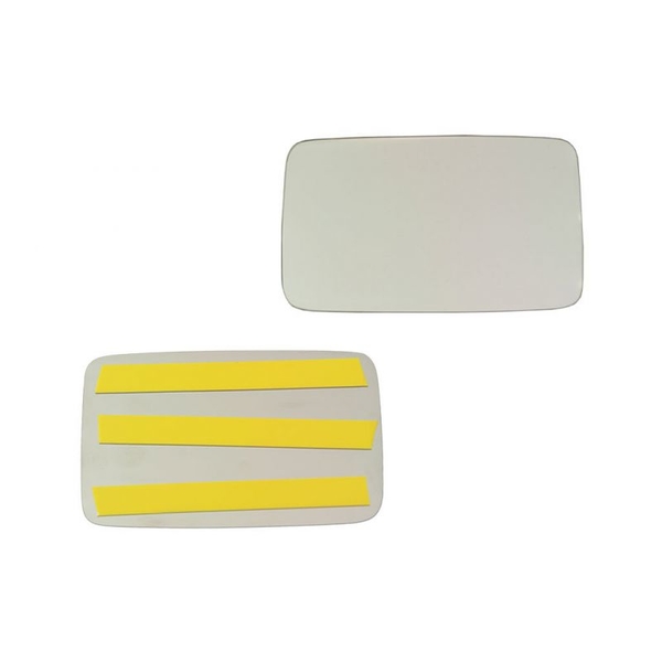 Sklo zrcátka levé=pravé VOLKSWAGEN POLO (86C), (COUPE/KOMBI)  8.81-90, VOLKSWAGEN POLO (86C 2F), 91-9.94